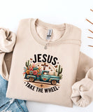 Jesus Take The Wheel Sweatshirt