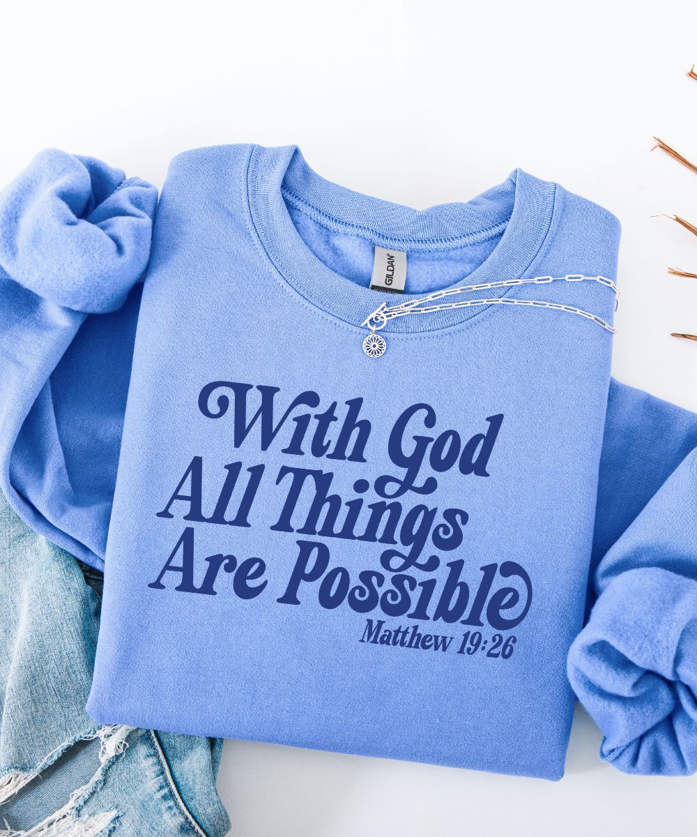 With God Sweatshirt