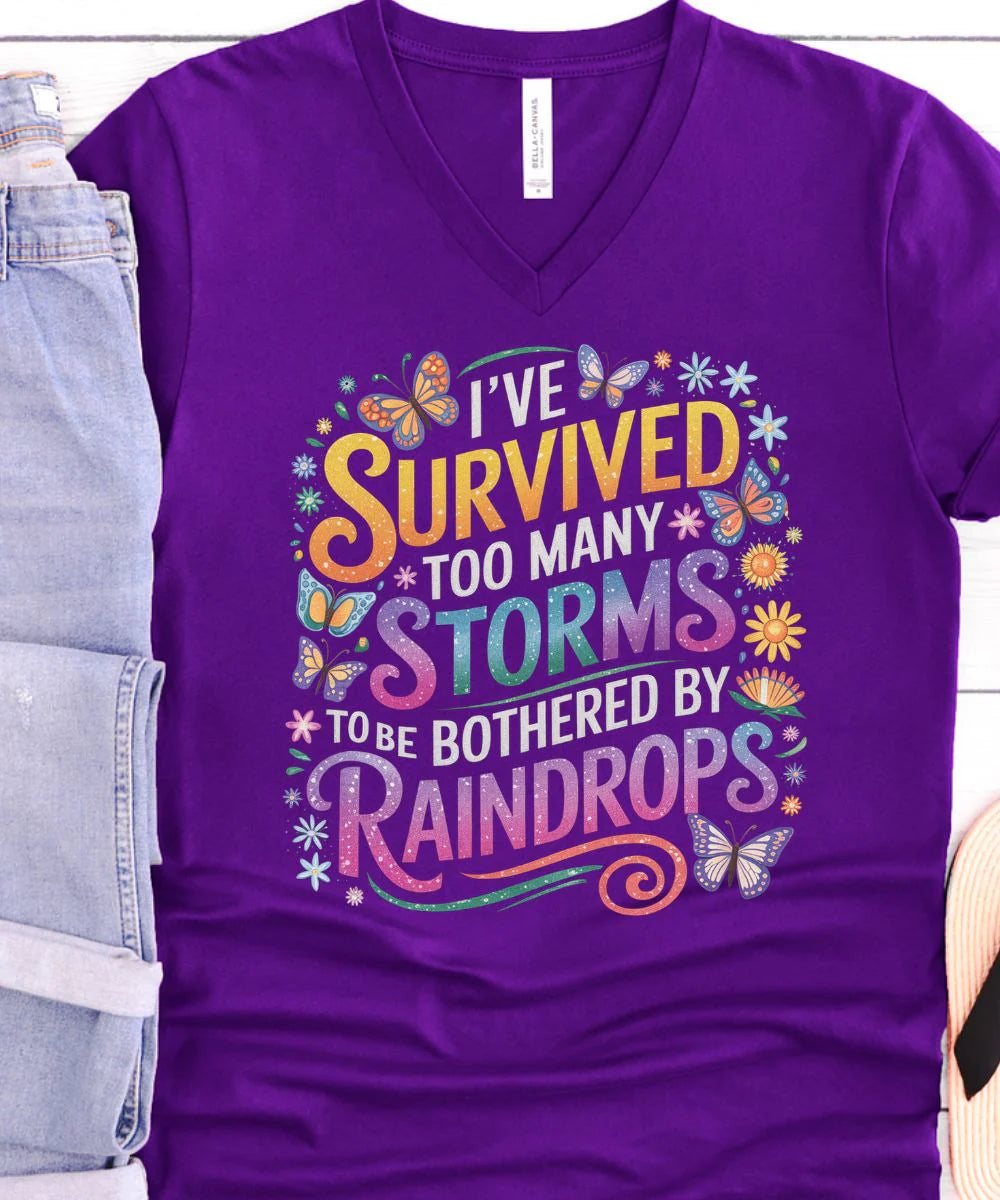 Bothered By Raindrops V-Neck