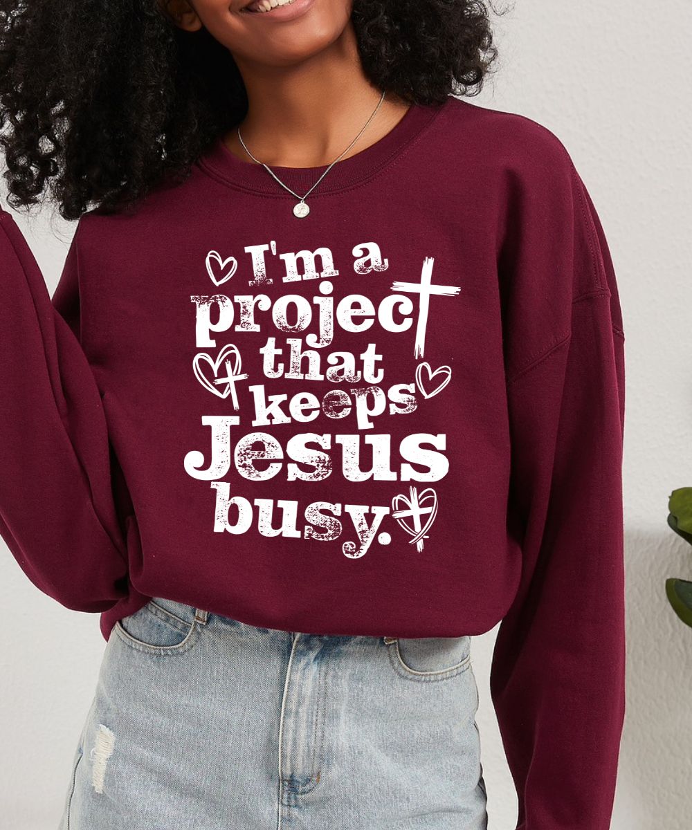 A Project Sweatshirt (Distressed Design)