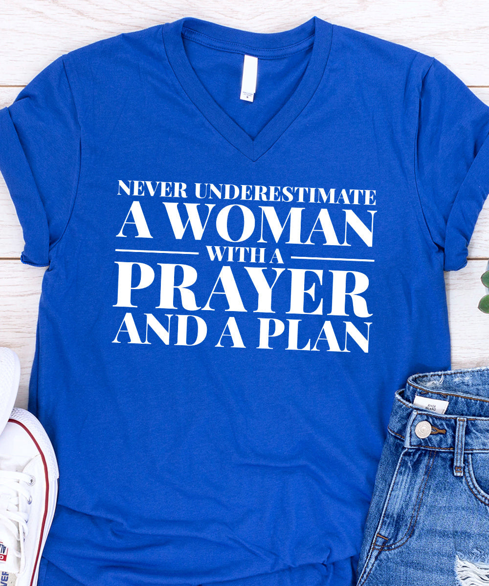 A Prayer & A Plan V-Neck