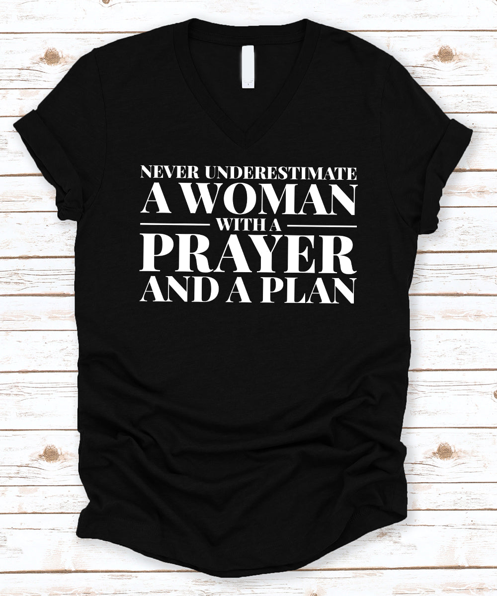 A Prayer & A Plan V-Neck
