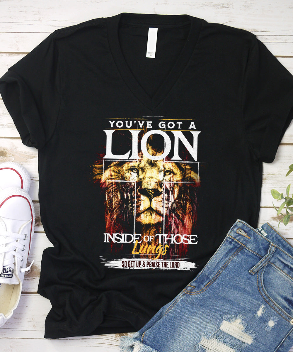 Lion In You V-Neck