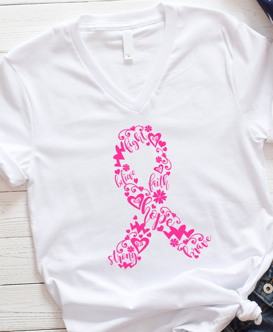 October Breast Cancer Ribbon