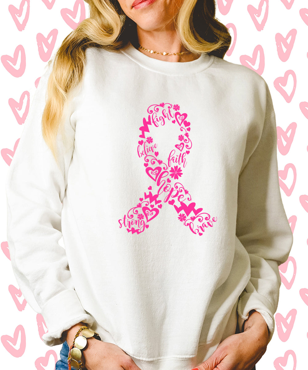 October Breast Cancer Ribbon Sweatshirt