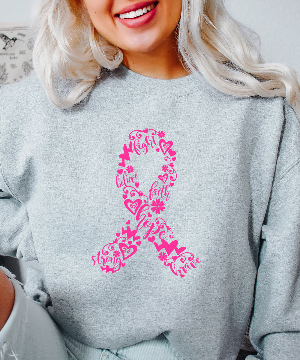 October Breast Cancer Ribbon Sweatshirt