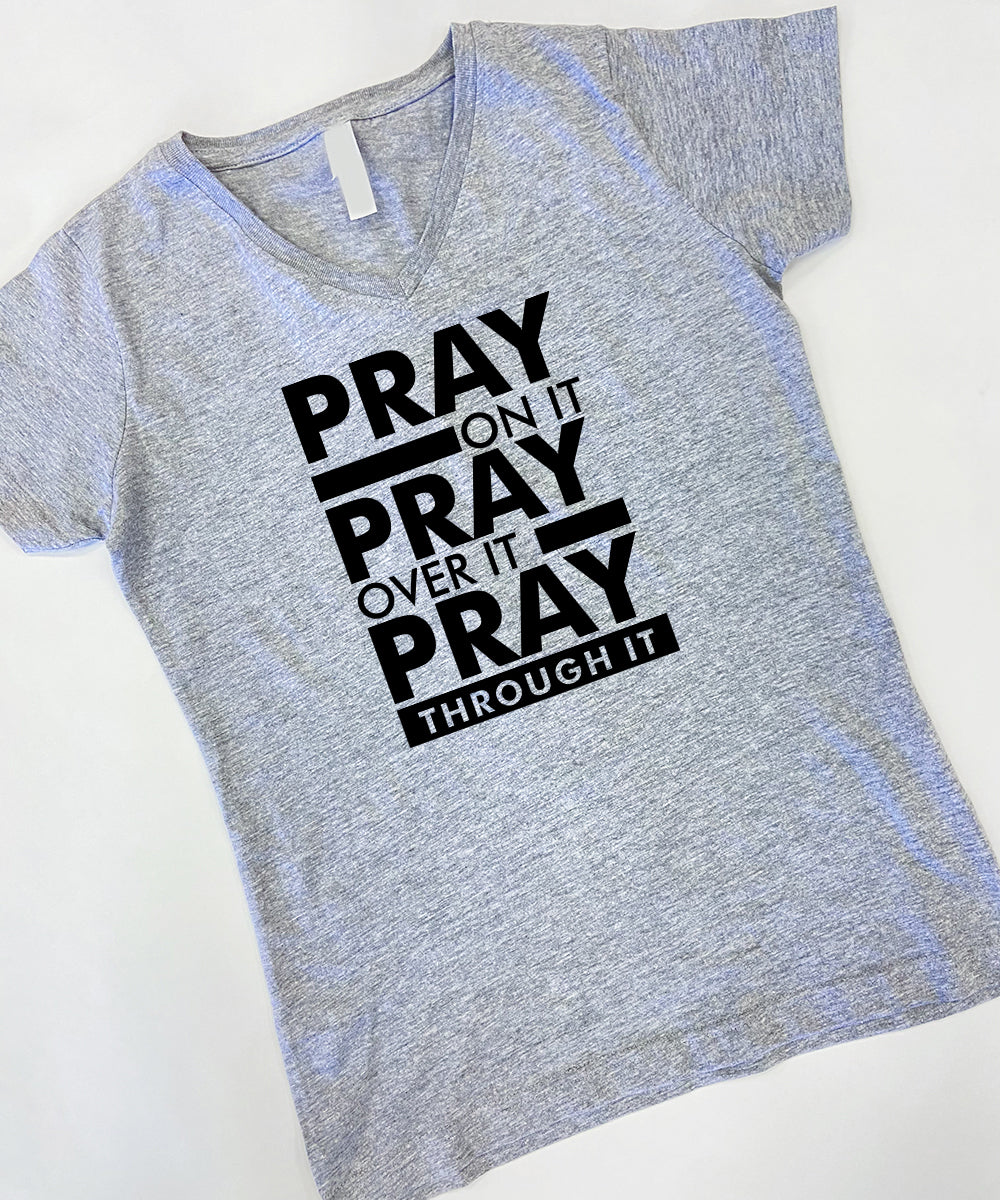 Pray On It V-Neck