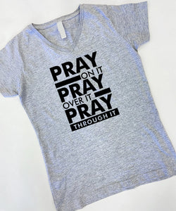 Pray On It V-Neck