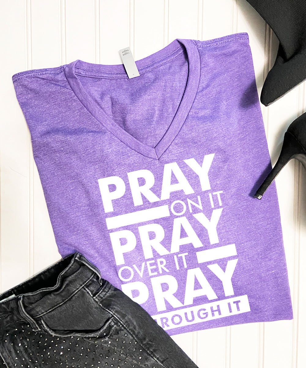 Pray On It V-Neck