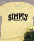 Simply Blessed V-Neck