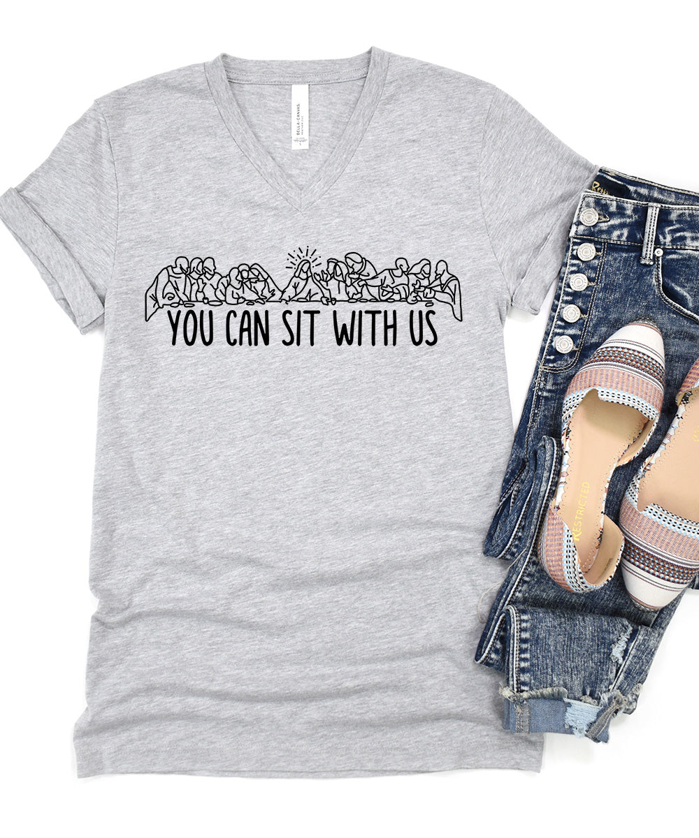 You Can Sit With Us V-Neck