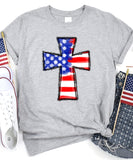 American Flag Cross