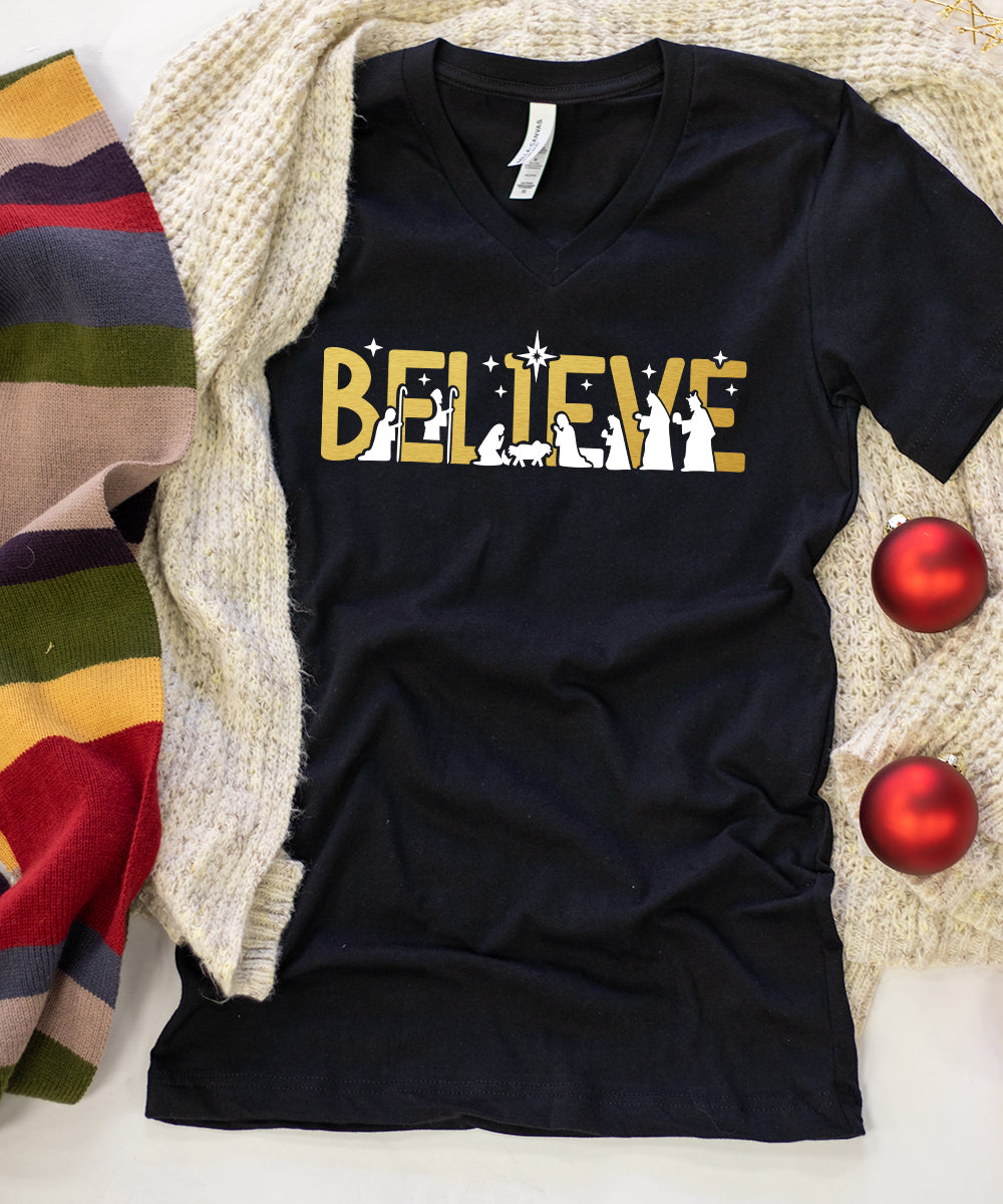 Believe V-Neck