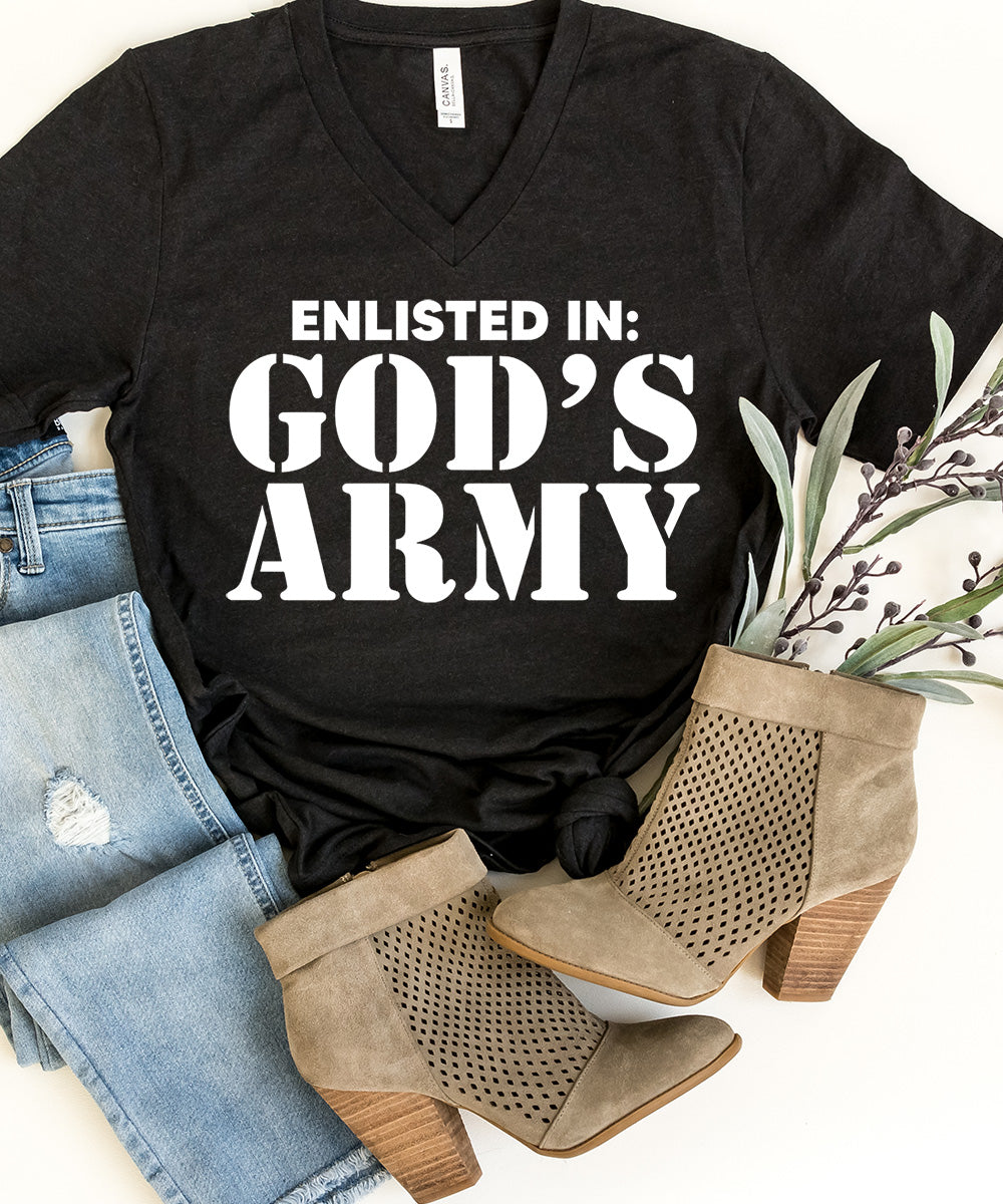 God's Army V-Neck