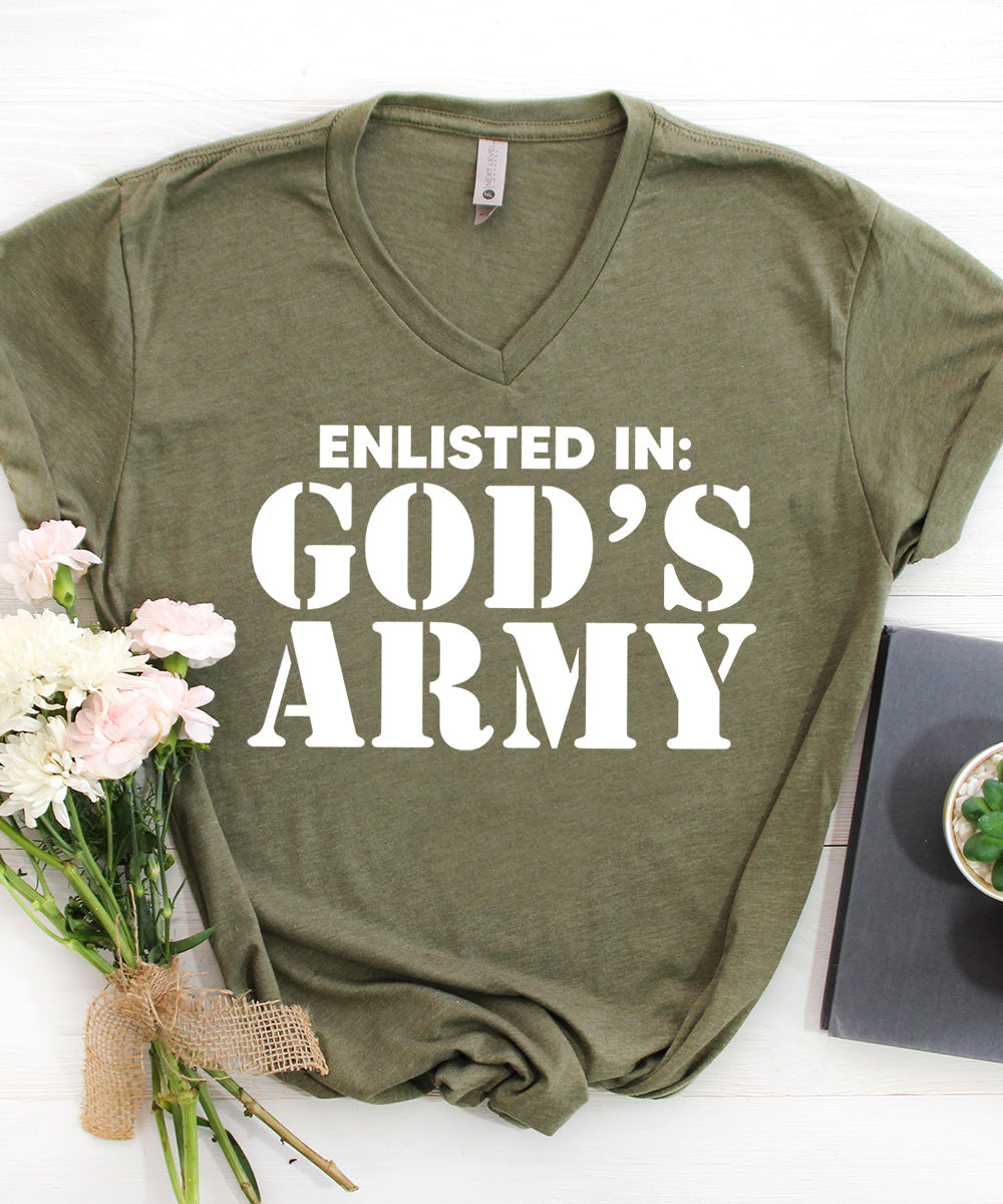 God's Army V-Neck