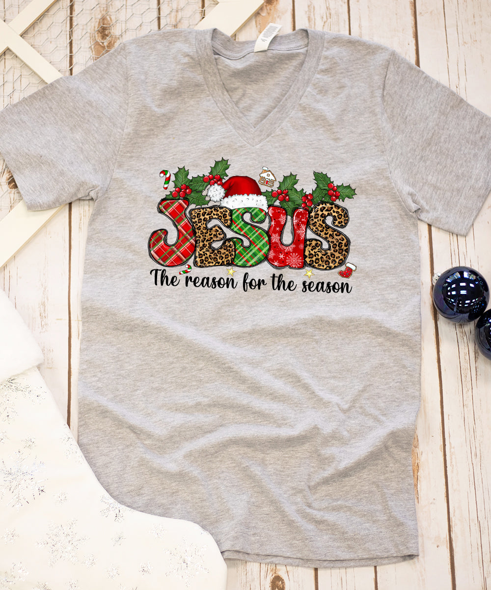 Jesus Is The Reason For The Season V-Neck