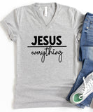 Jesus Over Everything V-Neck