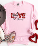 Love Like Jesus (Polka Dot) Sweatshirt