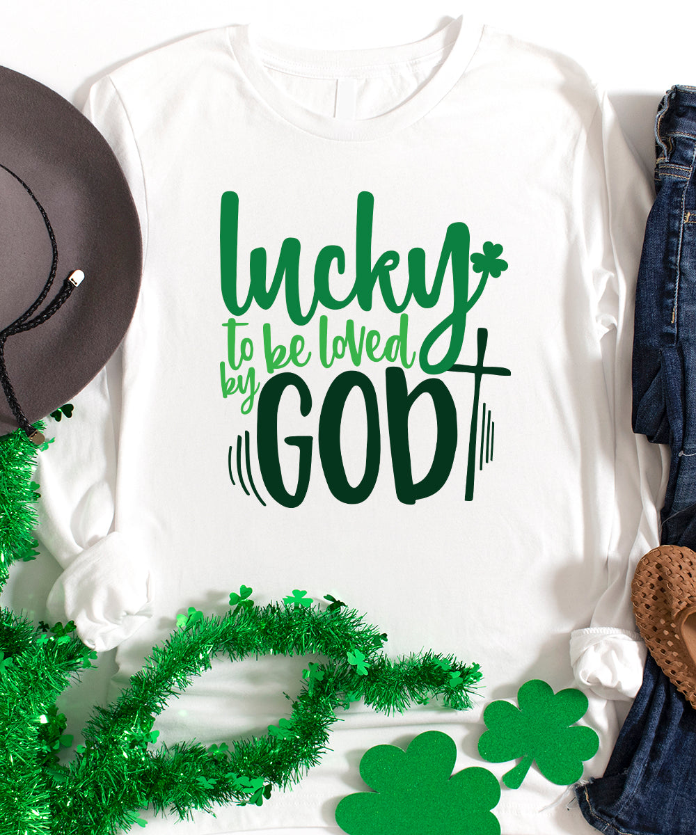 Lucky To Be Loved By God Long Sleeve