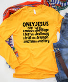Only Jesus Can Turn Long Sleeve
