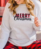 Plaid Merry Christmas Sweatshirt